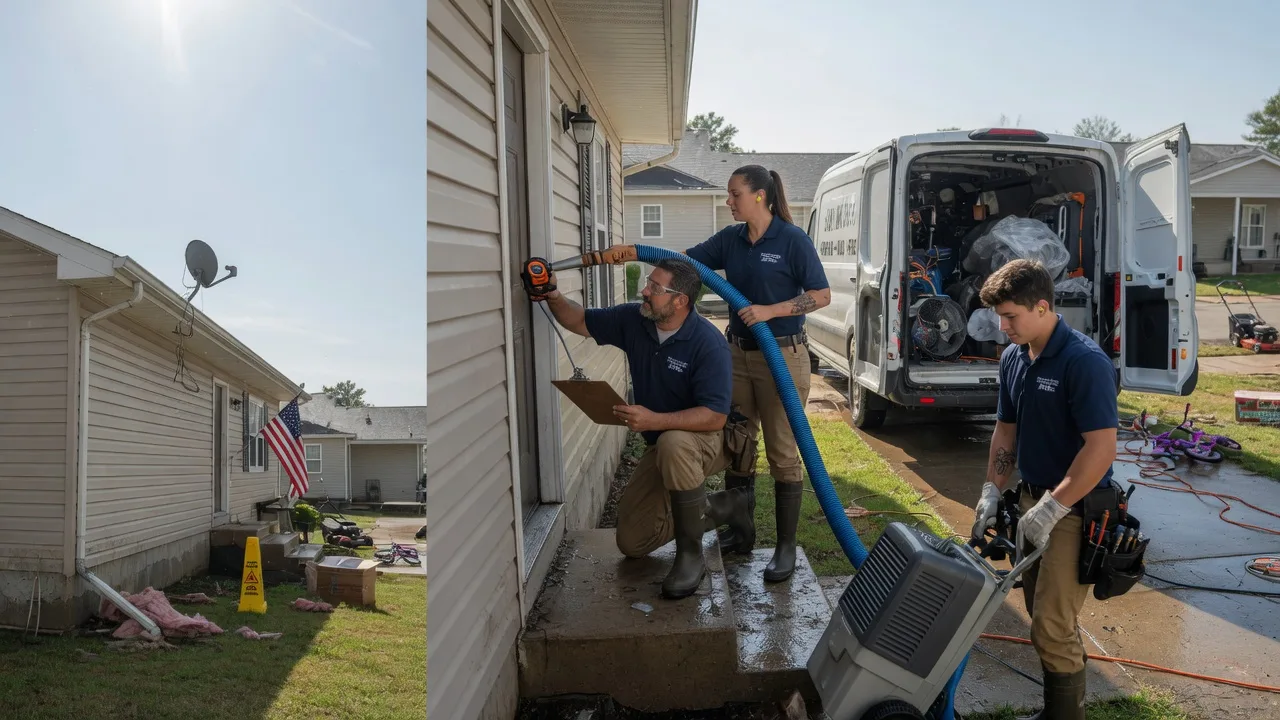 Ceiling Water Damage Restoration in Lost City, WV near me